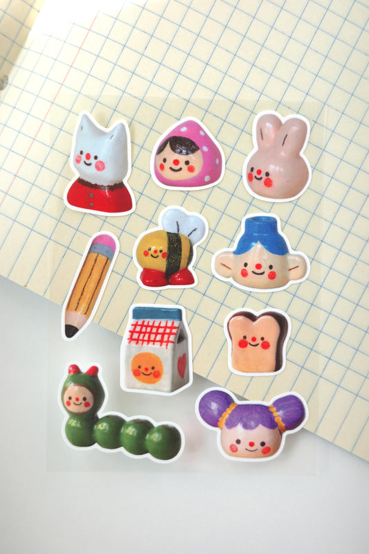 blushy • sticker sheet