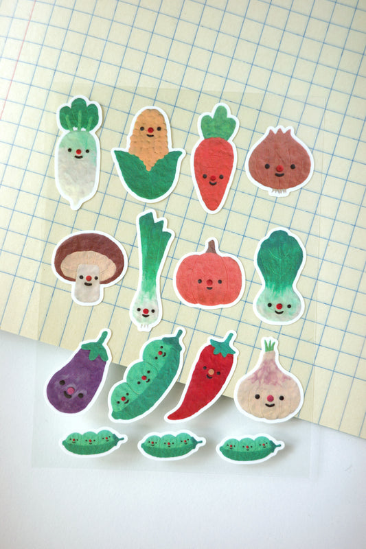veggies • sticker sheet