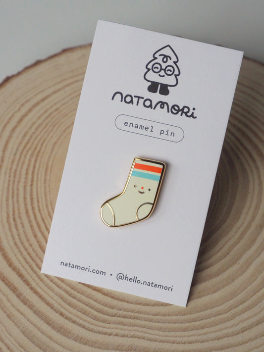 sock • enamel pin