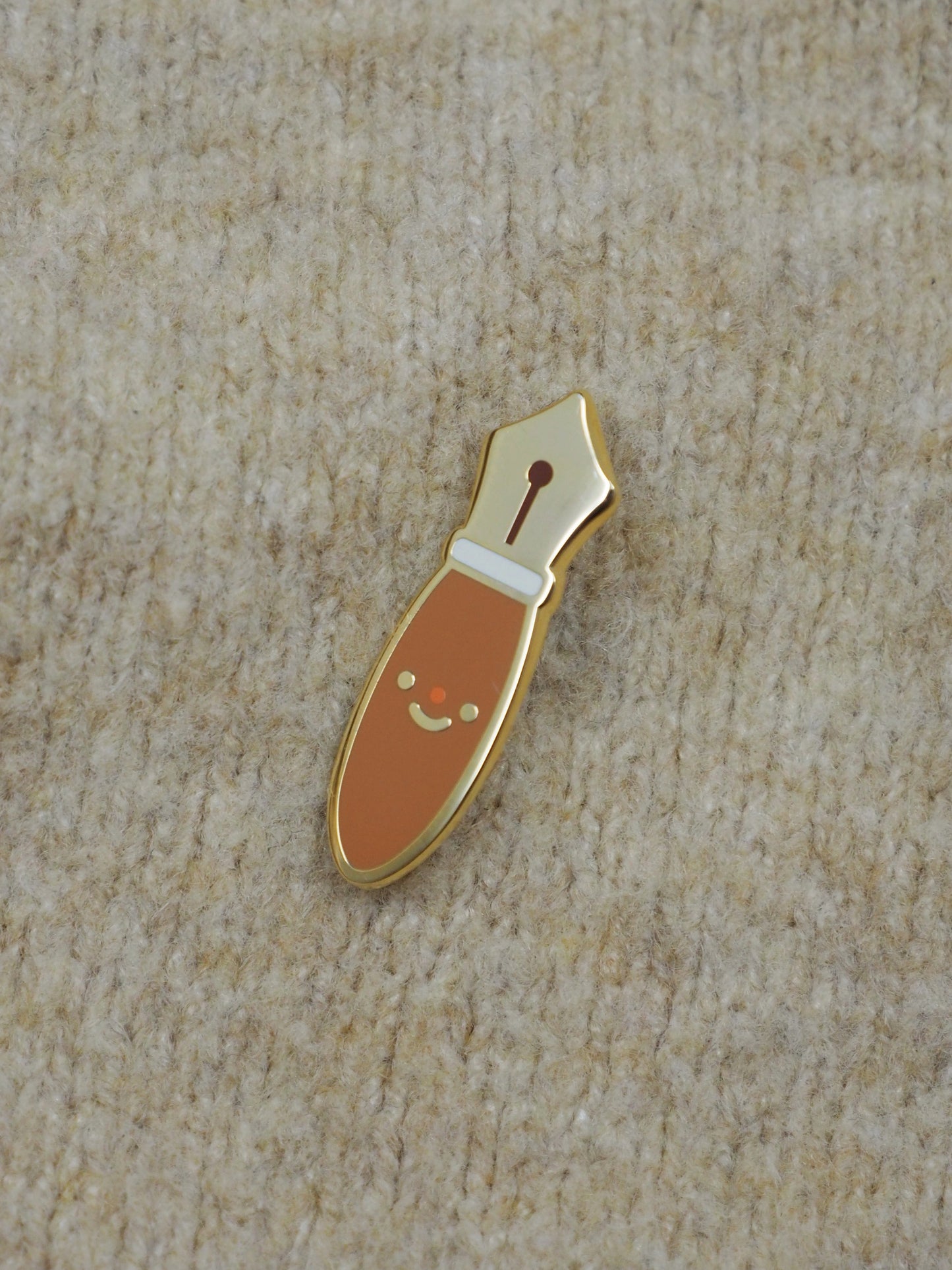 fountain pen • enamel pin