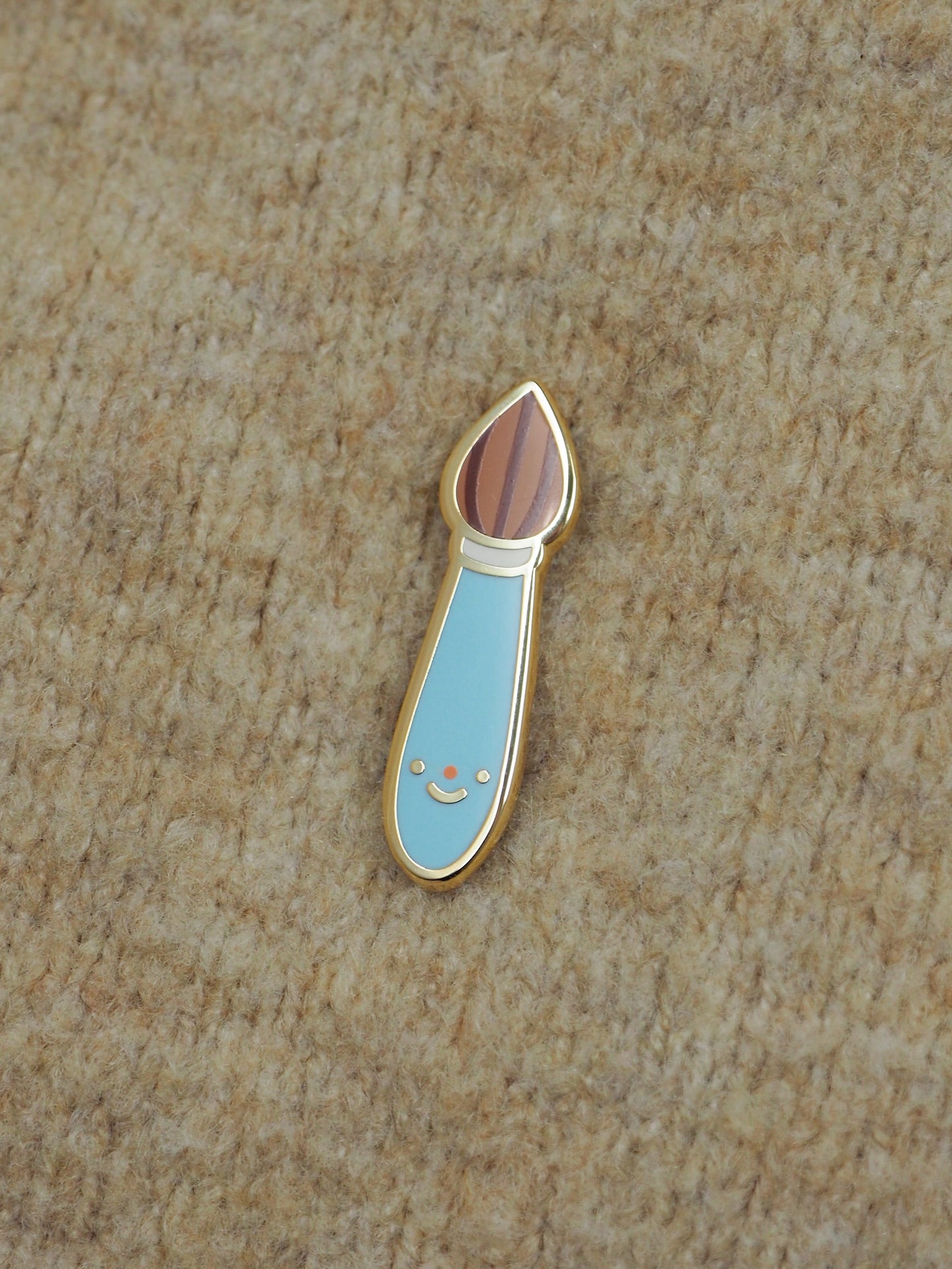 brush • enamel pin