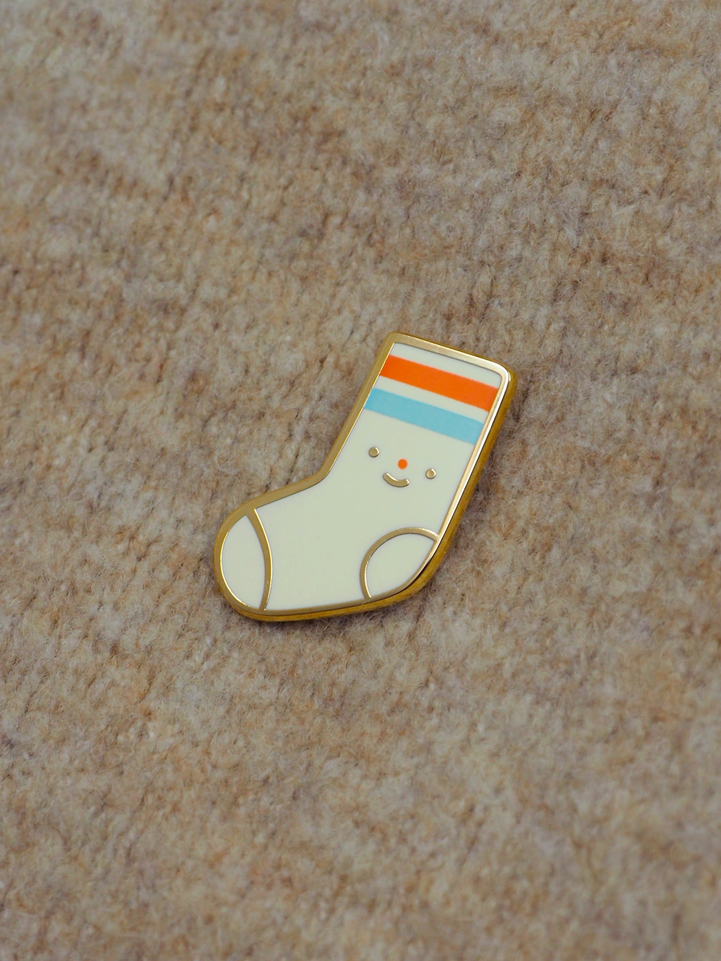 sock • enamel pin