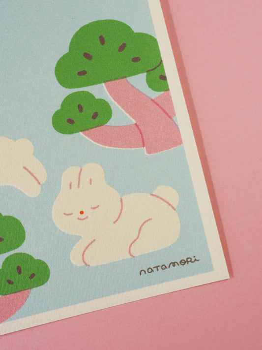 bunnies • art print