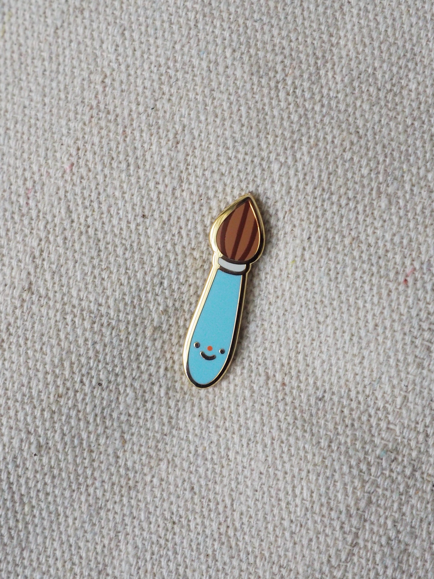 brush • enamel pin
