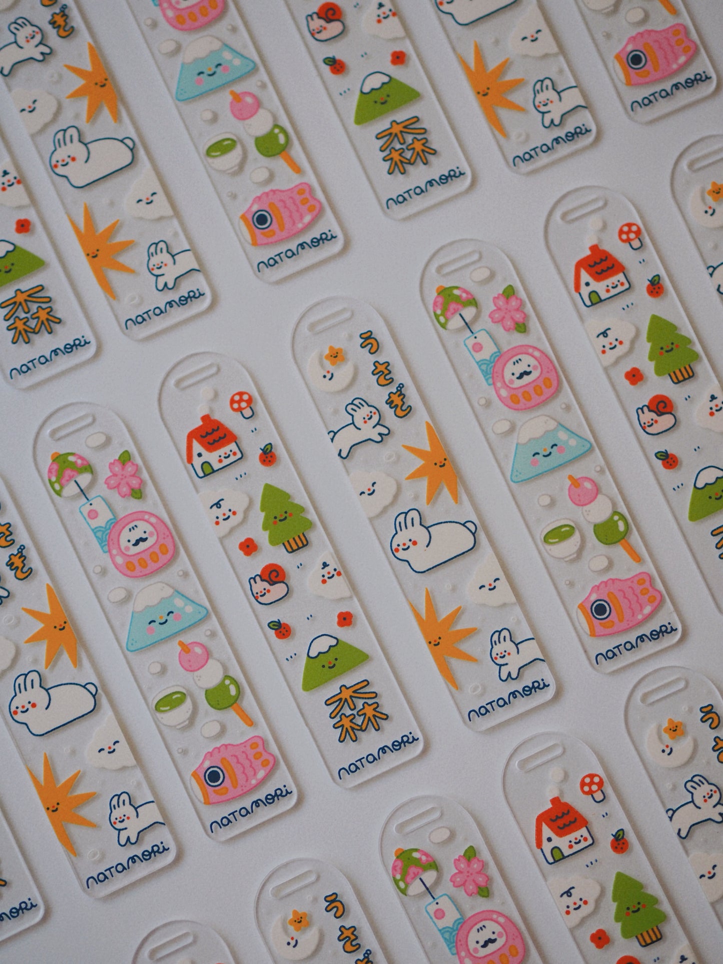 into the hills • acrylic bookmark