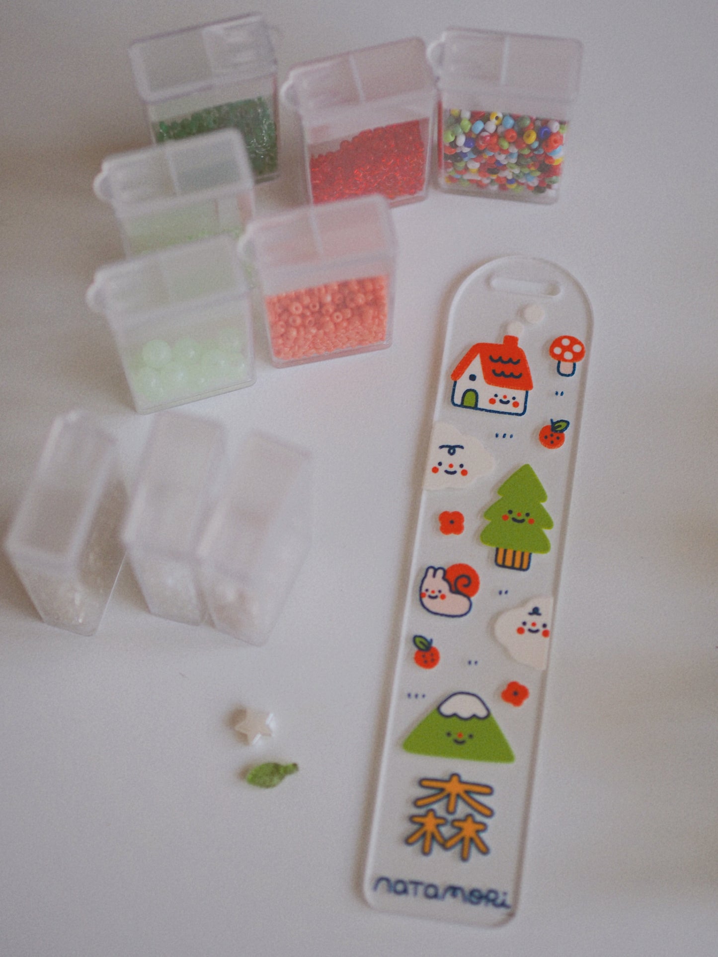 into the hills • acrylic bookmark