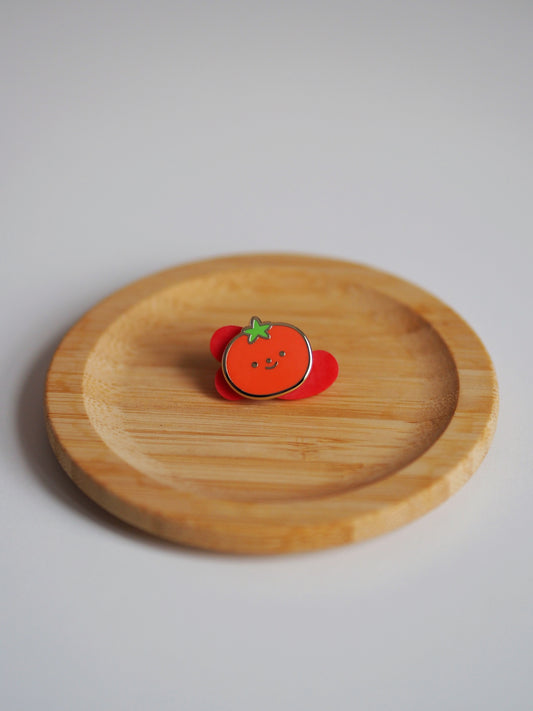 tomato • enamel pin