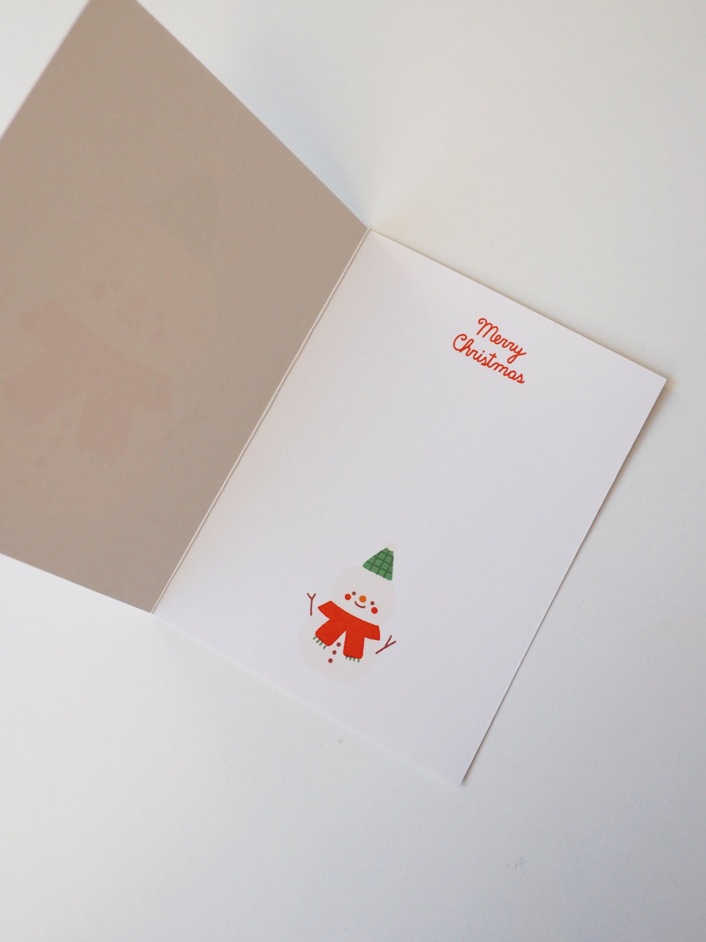 snowman • greeting card