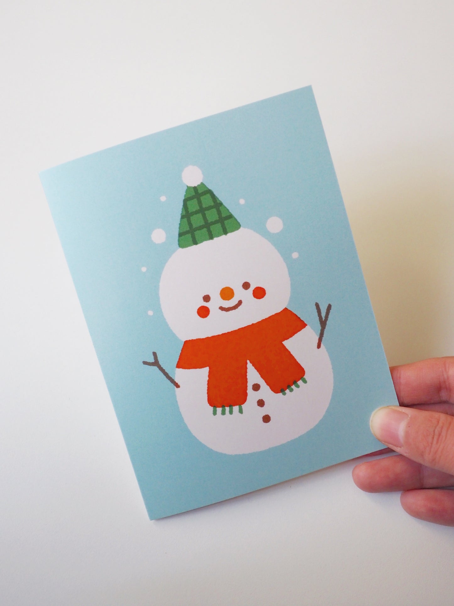 snowman • greeting card
