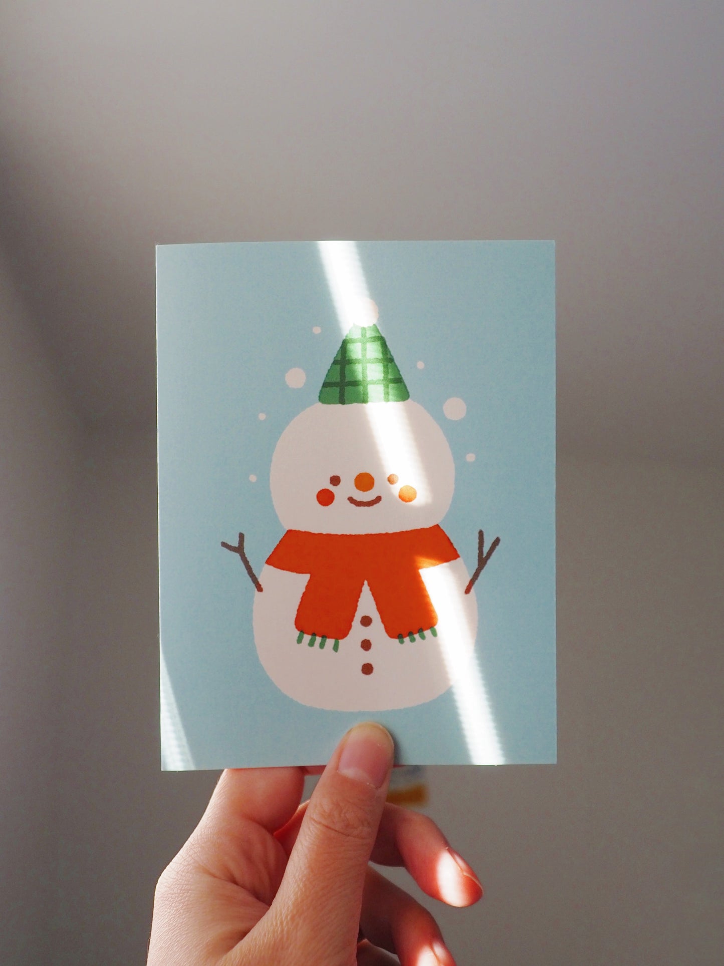 snowman • greeting card