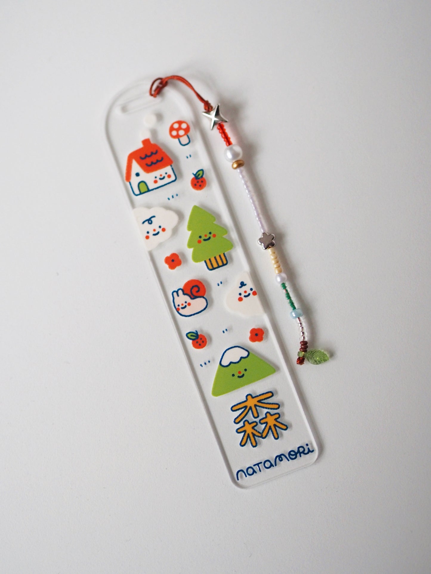 into the hills • acrylic bookmark