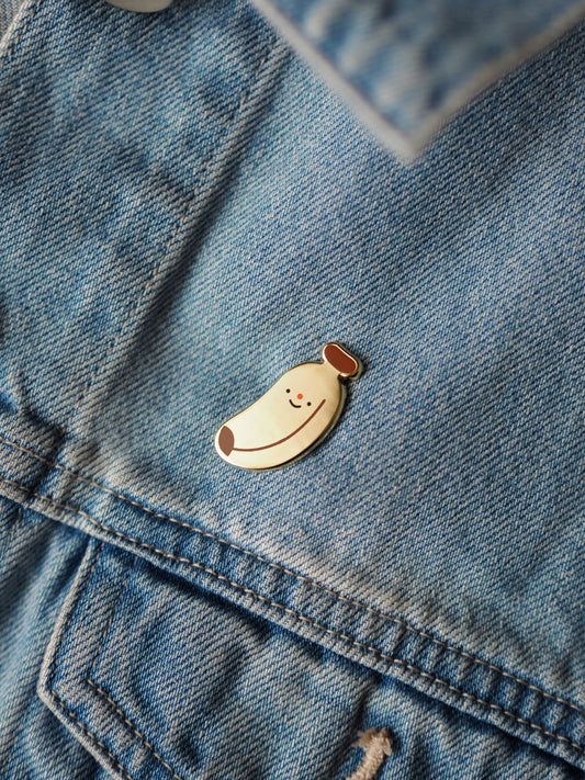 banana • enamel pin