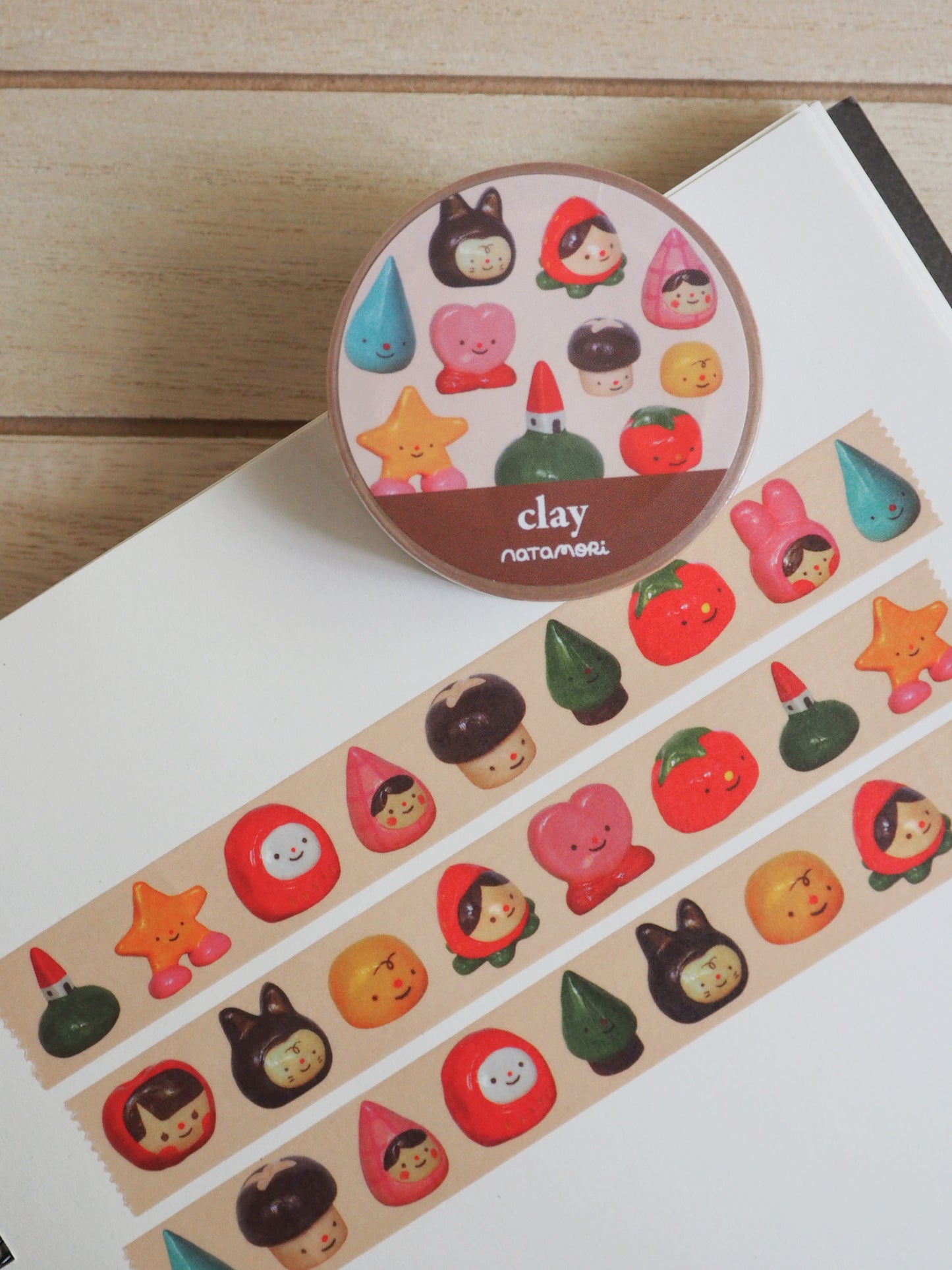 clay • washi tape