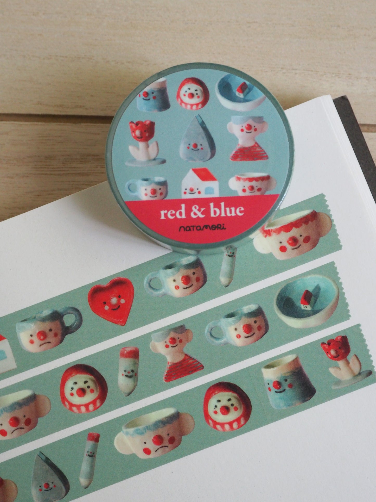 red & blue • washi tape