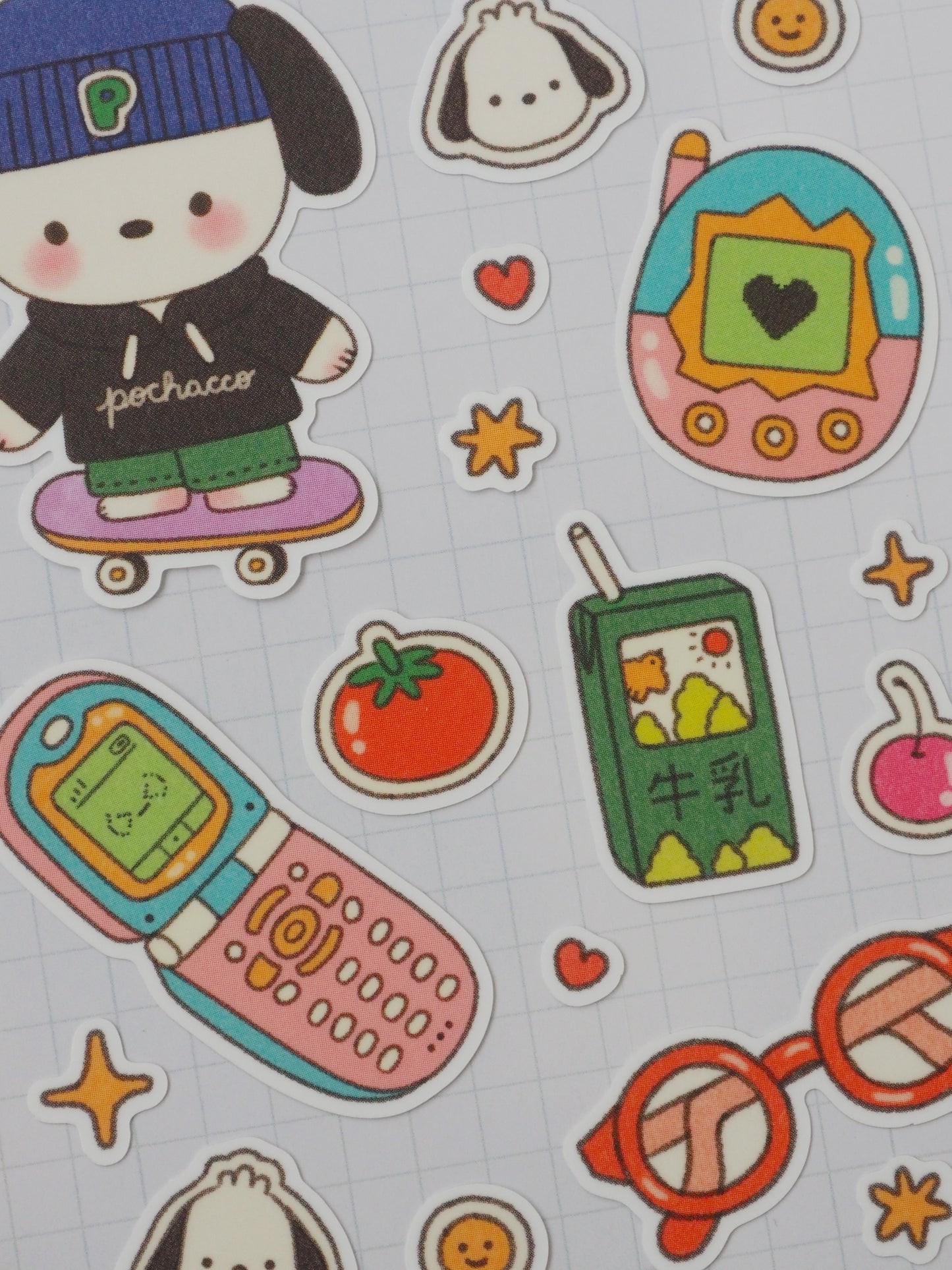 pochacco • clear sticker sheet