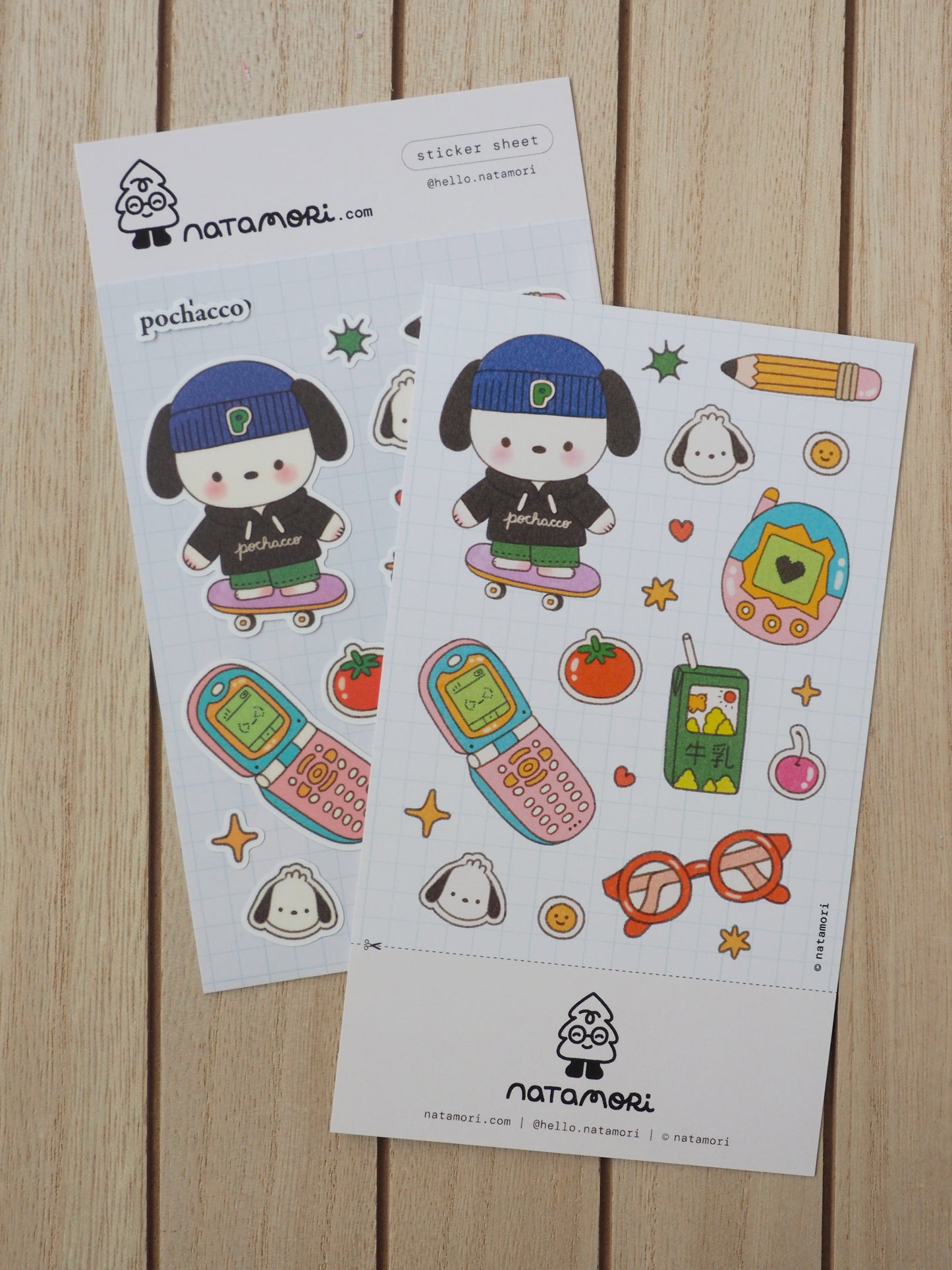 pochacco • clear sticker sheet