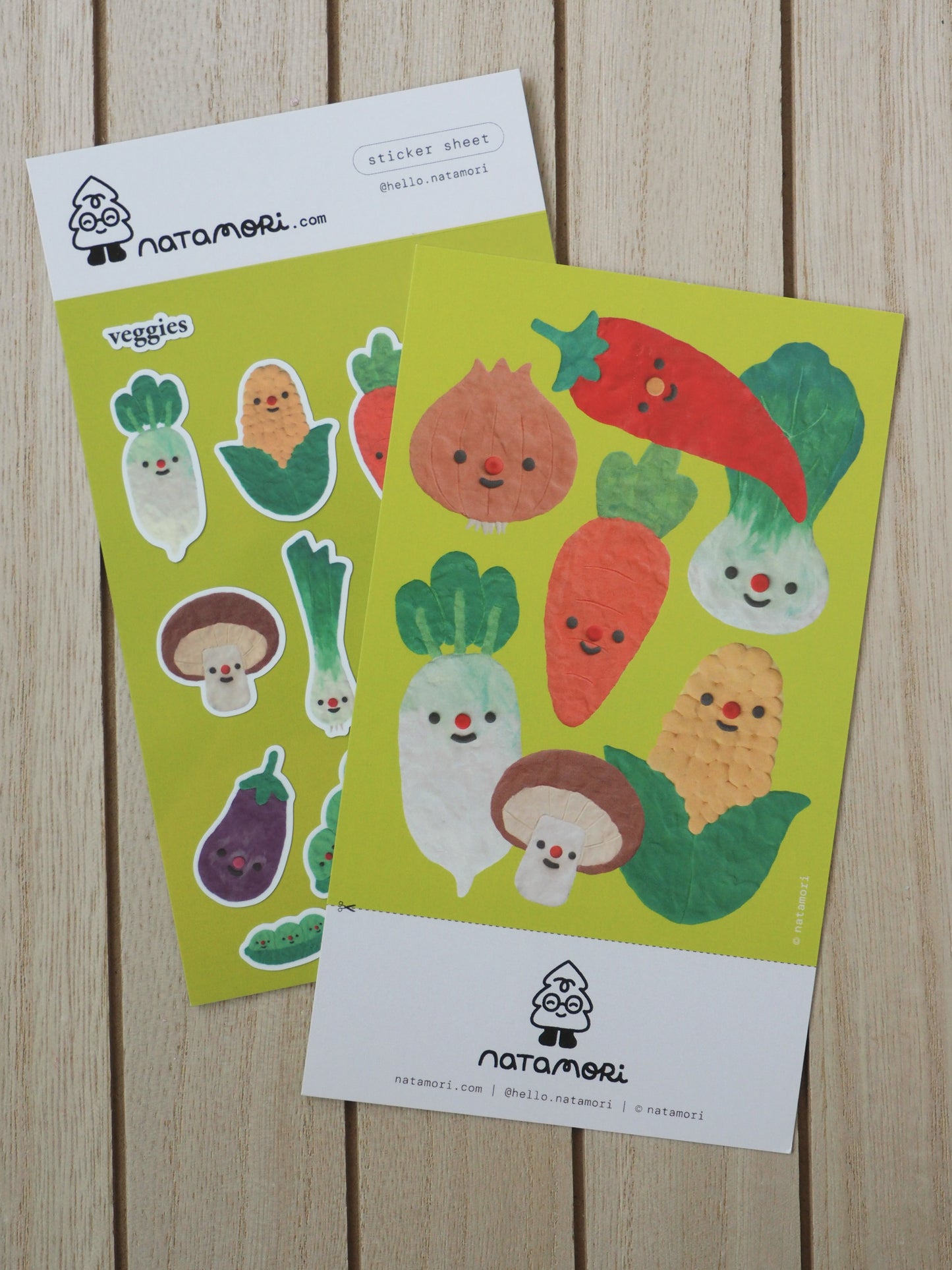 veggies • sticker sheet