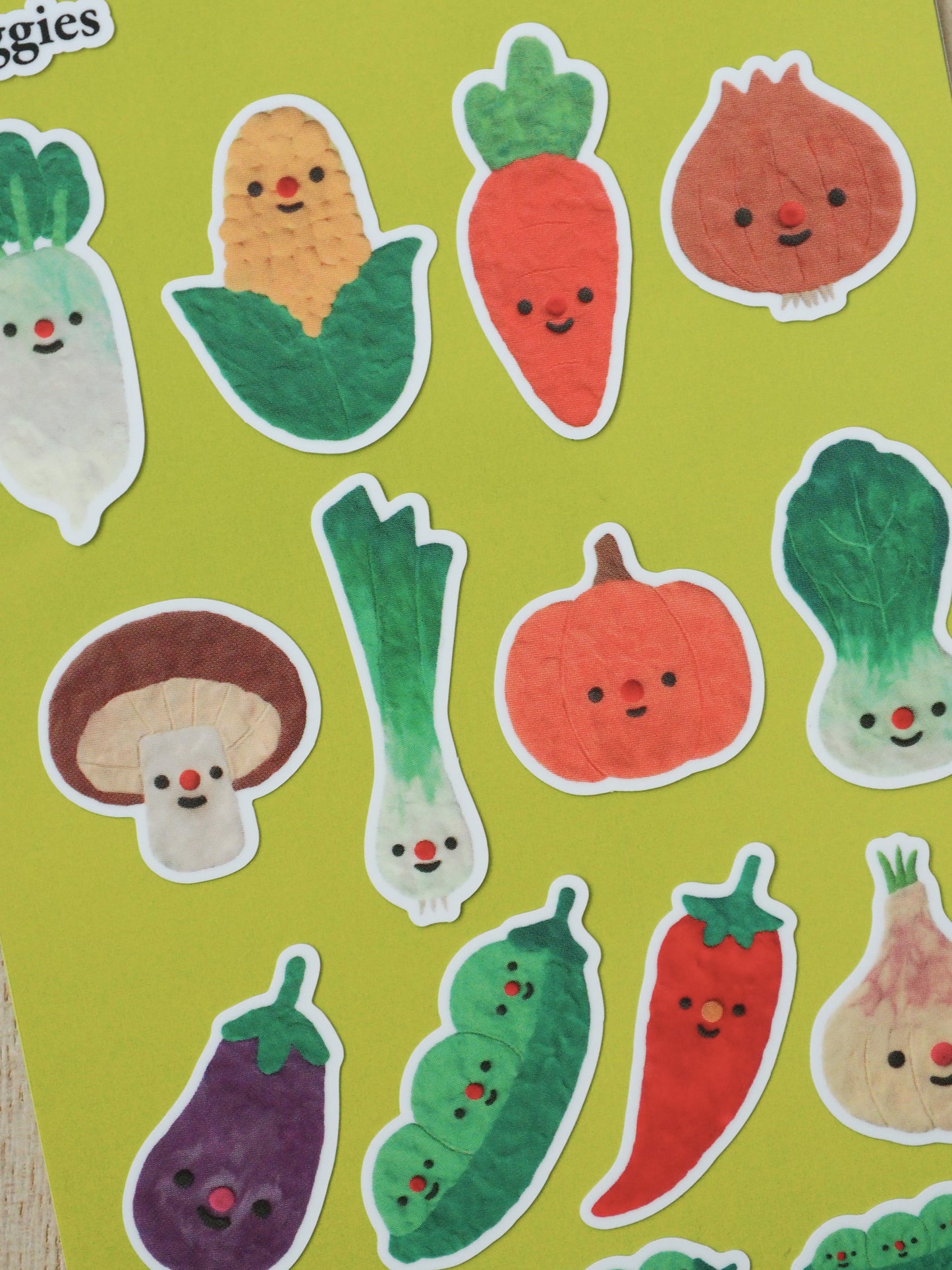 veggies • sticker sheet