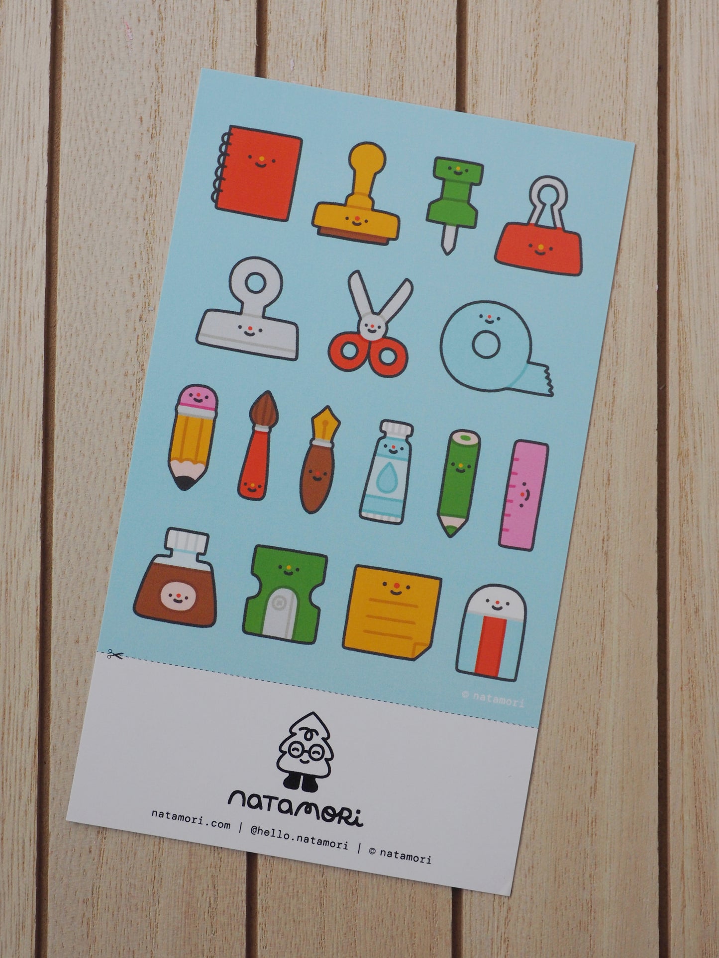 stationery • sticker sheet
