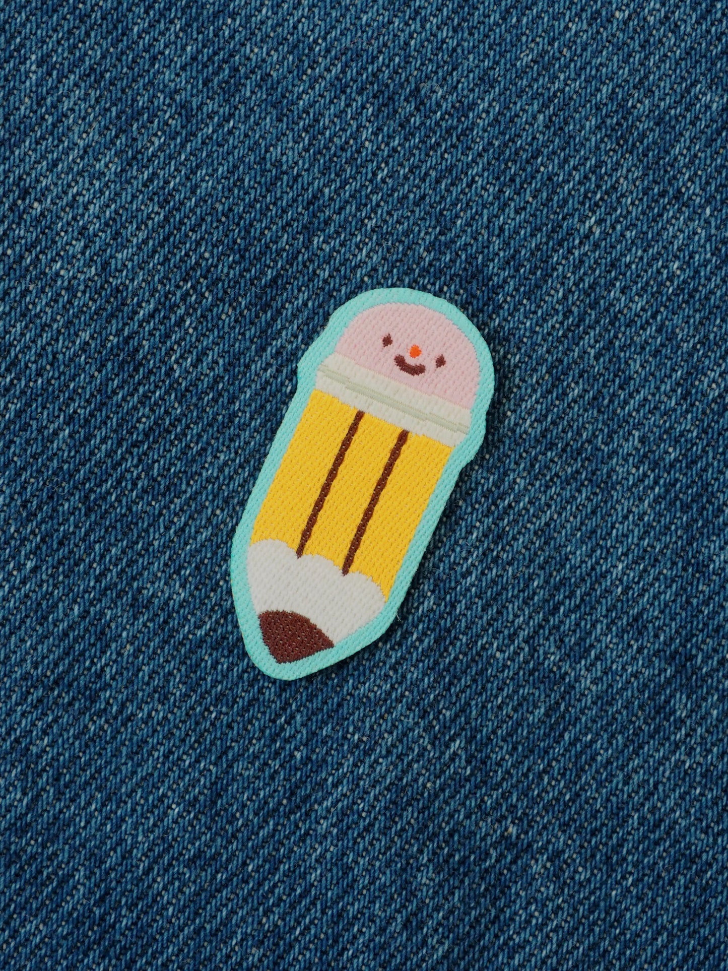 graphite pencil • iron-on patch