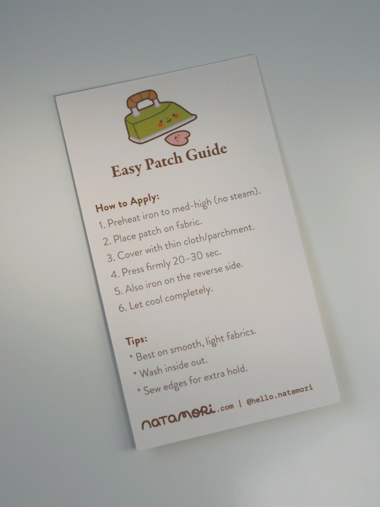 apple • iron-on patch