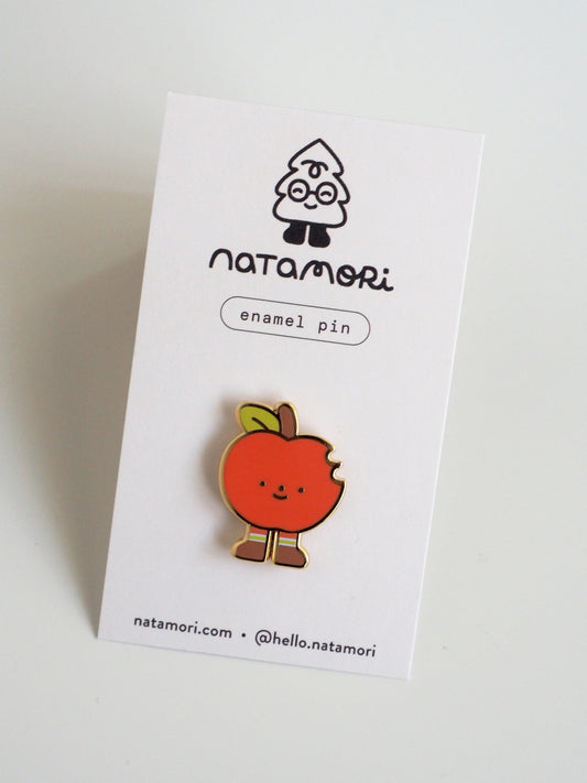 apple • enamel pin