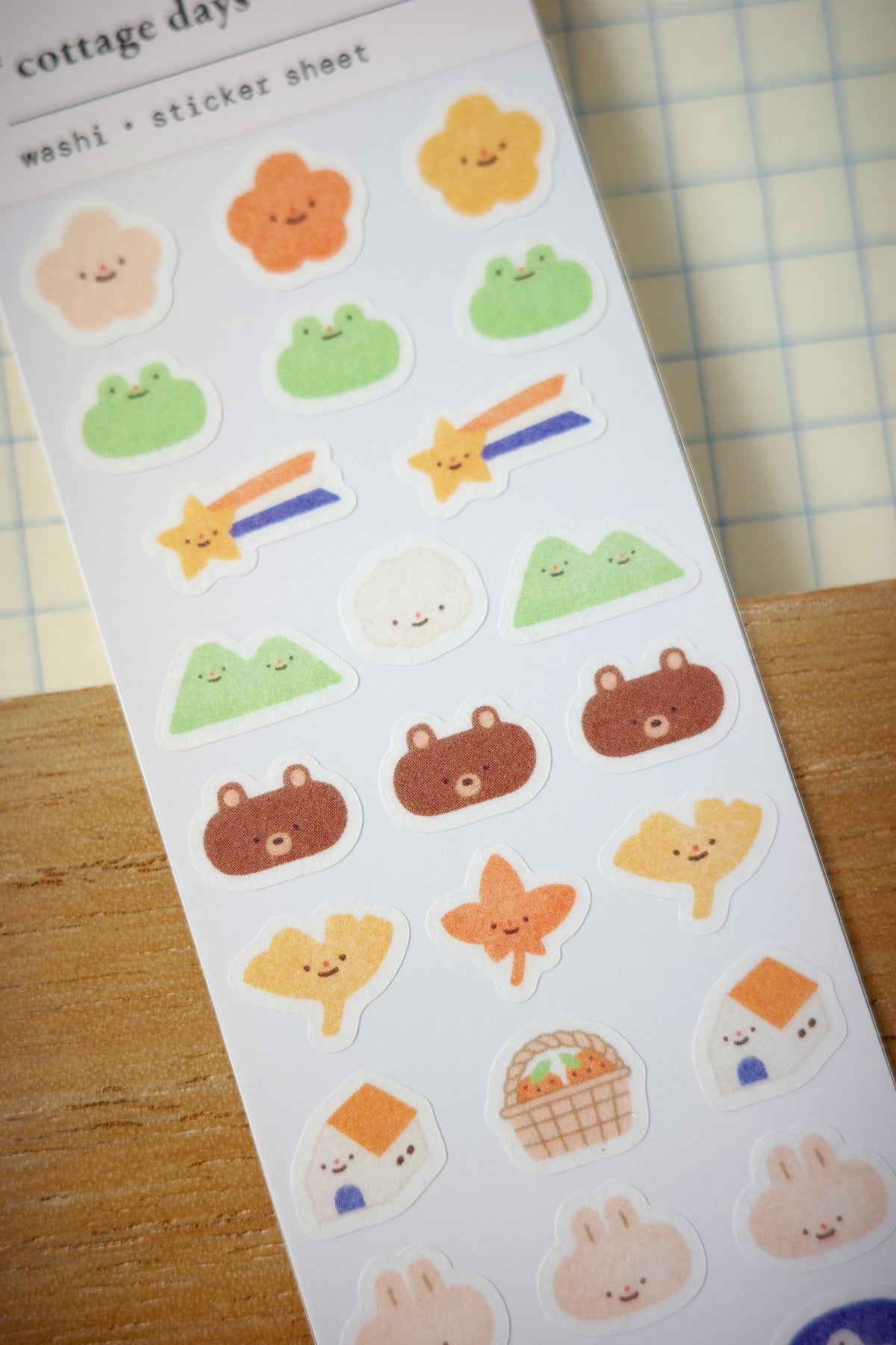 cottage days • washi sticker sheet