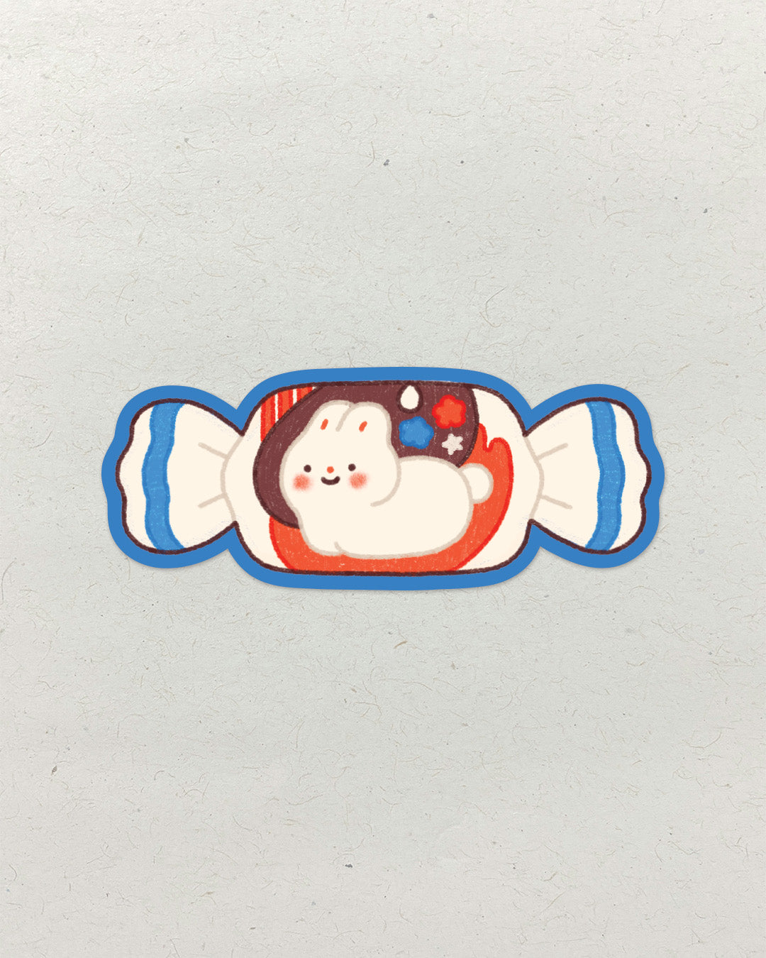 White Rabbit • Single Kiss Cut Vinyl Sticker