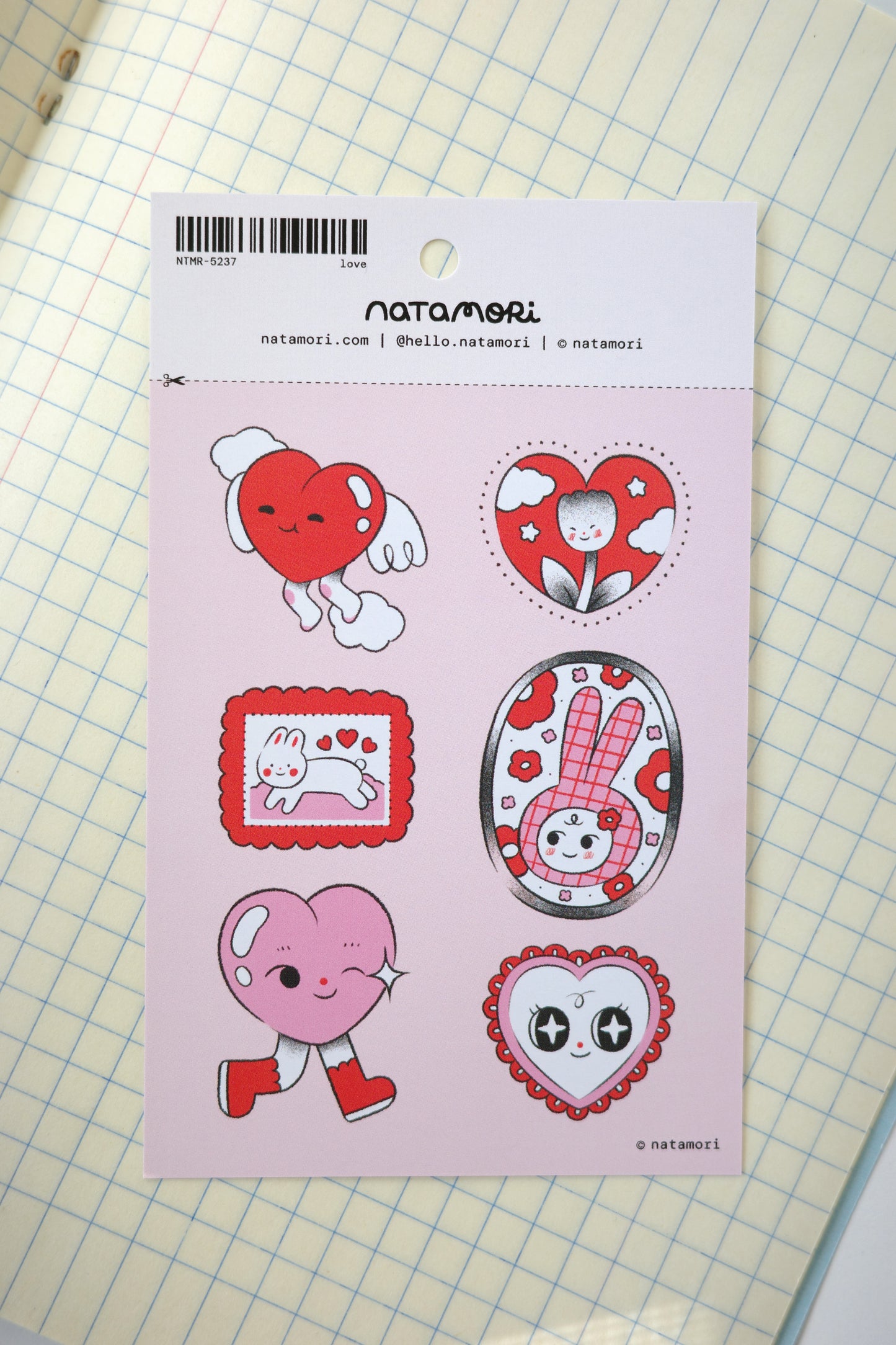 love • sticker sheet