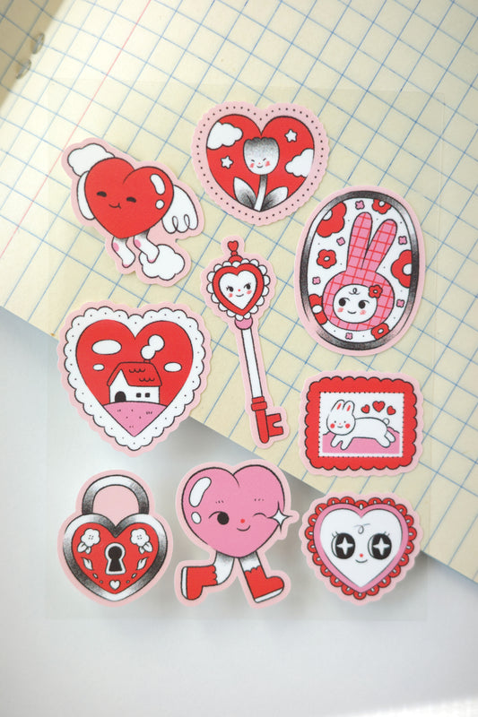 love • sticker sheet