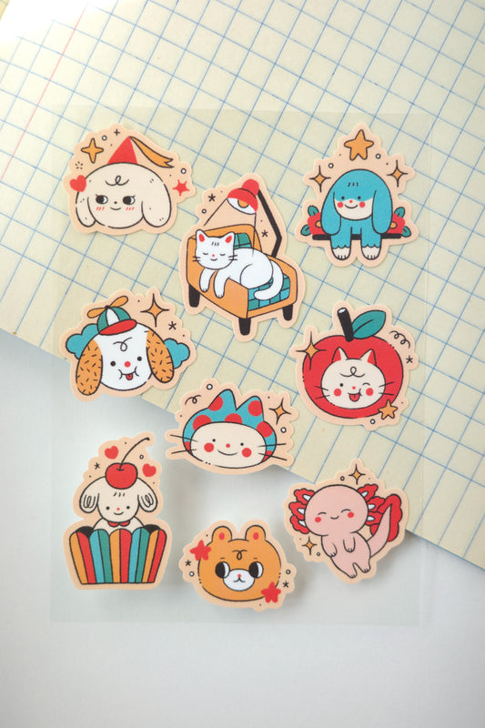 cuties • sticker sheet