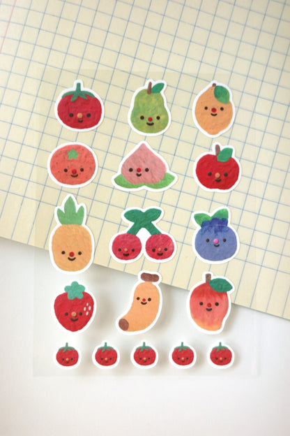 fruits • sticker sheet