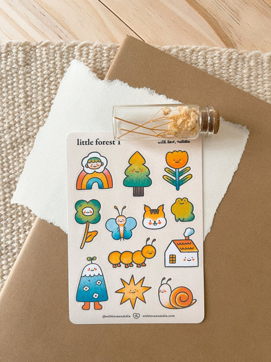 little forest 1 • sticker sheet