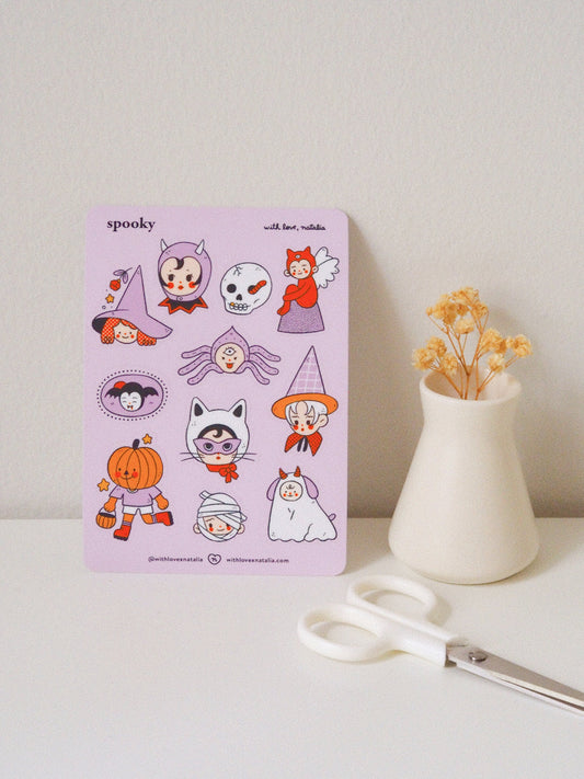 spooky • sticker sheet