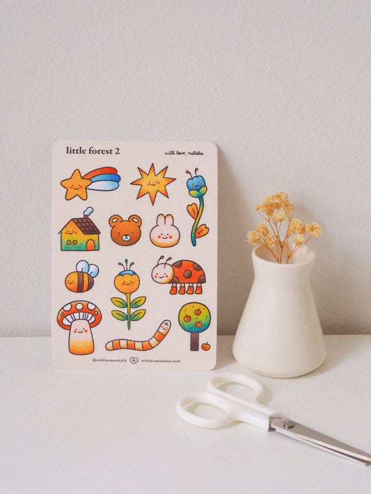 little forest 2 • sticker sheet