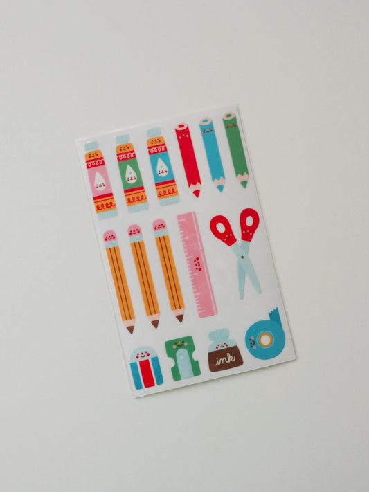 stationery supplies • sticker sheet