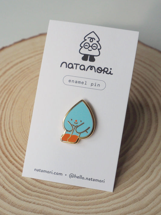water drop • enamel pin