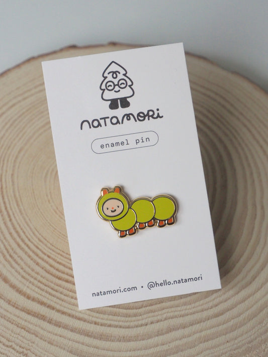 caterpillar • enamel pin