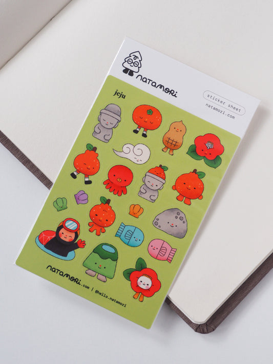 jeju • sticker sheet