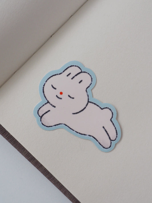 bunny • die cut sticker