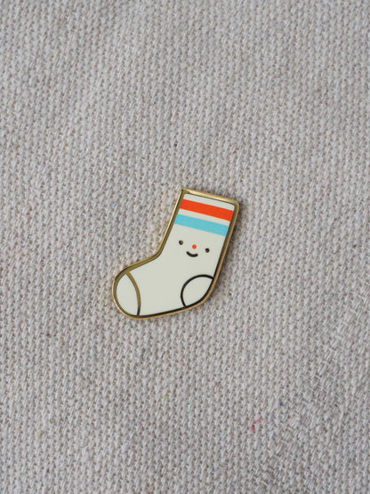 sock • enamel pin