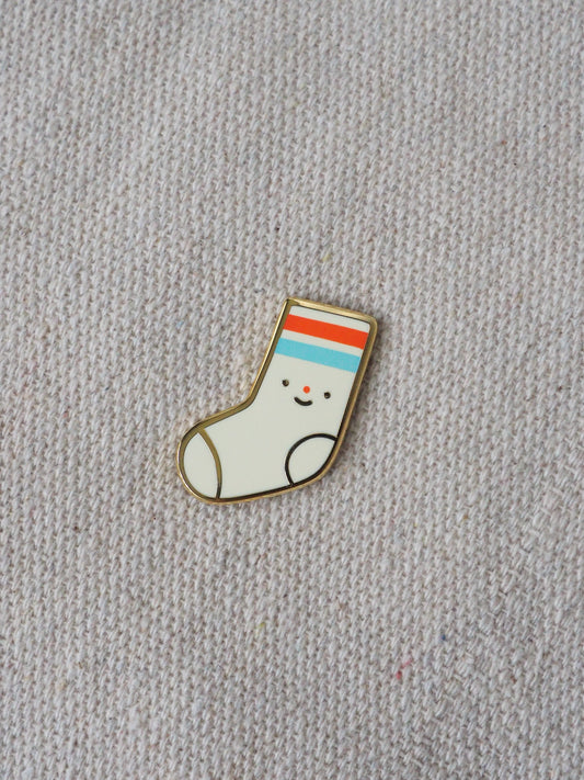 sock • enamel pin