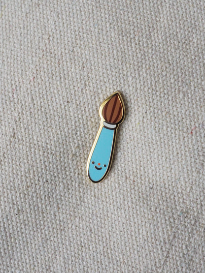 brush • enamel pin