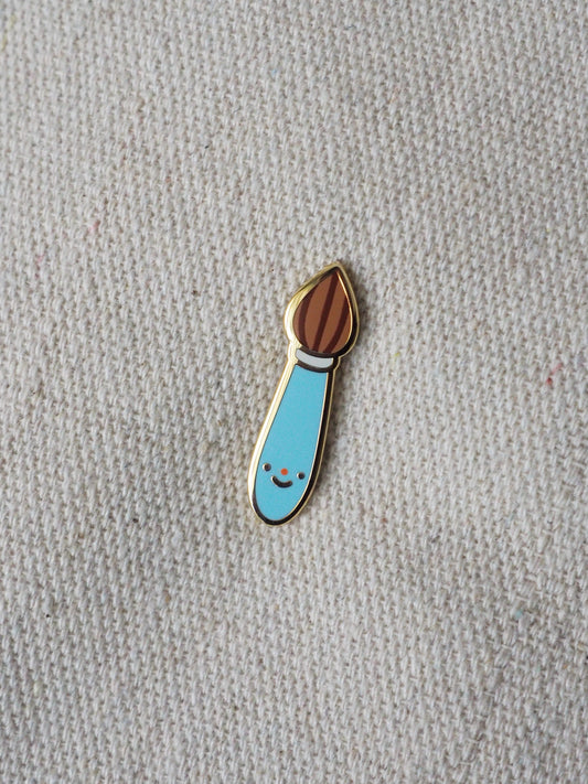 brush • enamel pin