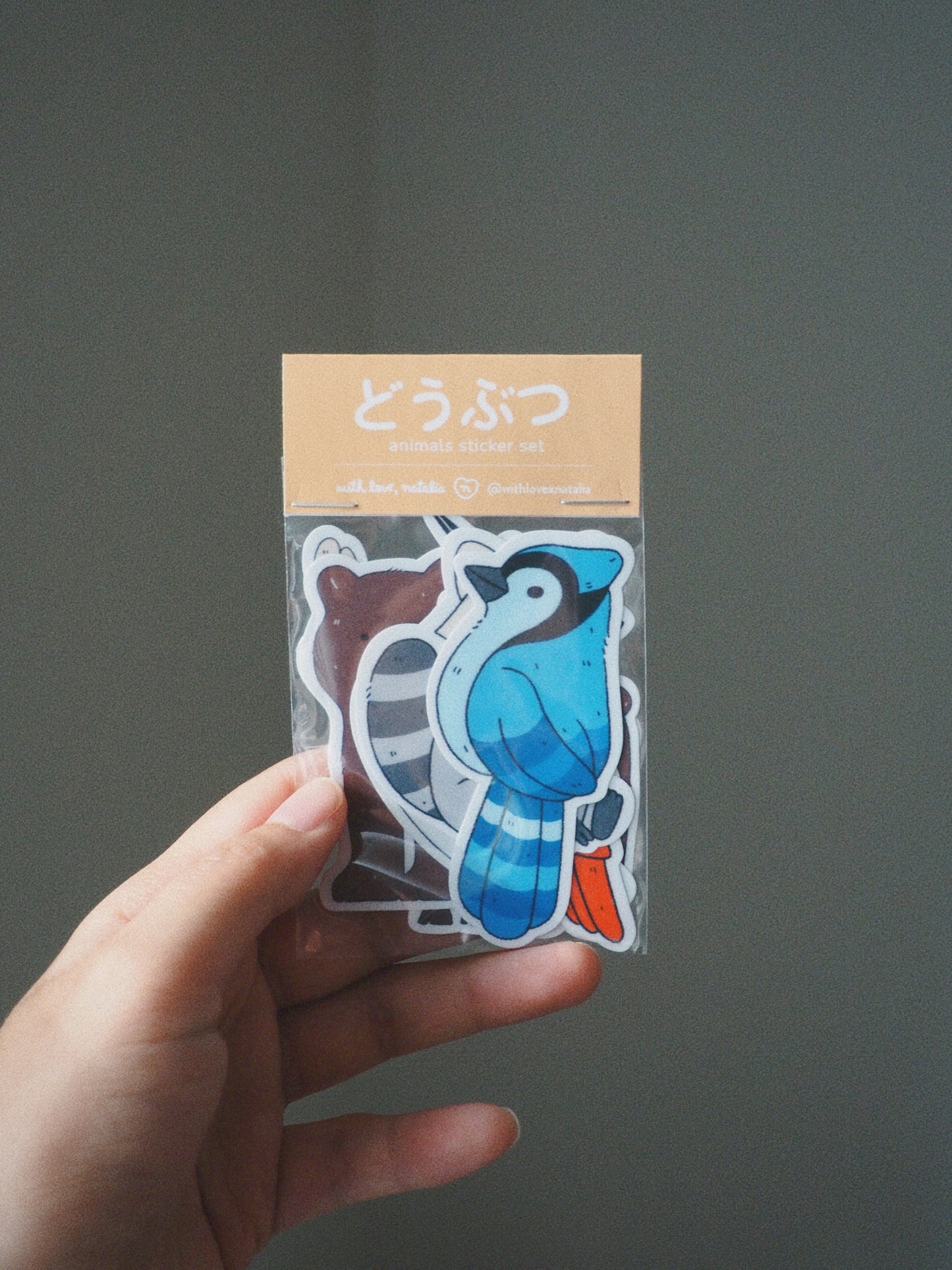 canadian animals • sticker set