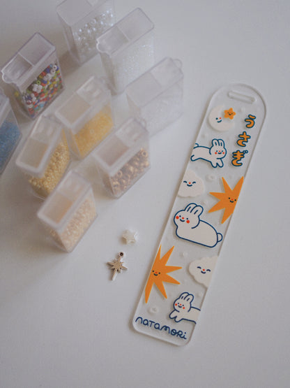 moon • acrylic bookmark
