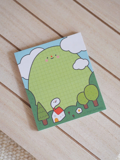 hill • notepad