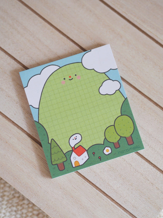 hill • notepad