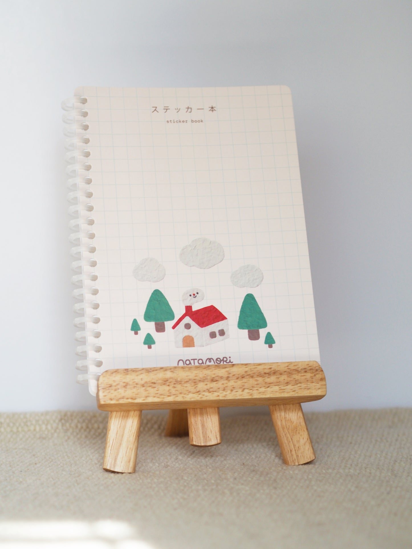 calm • reusable sticker book