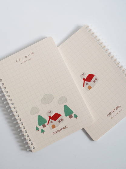 calm • reusable sticker book